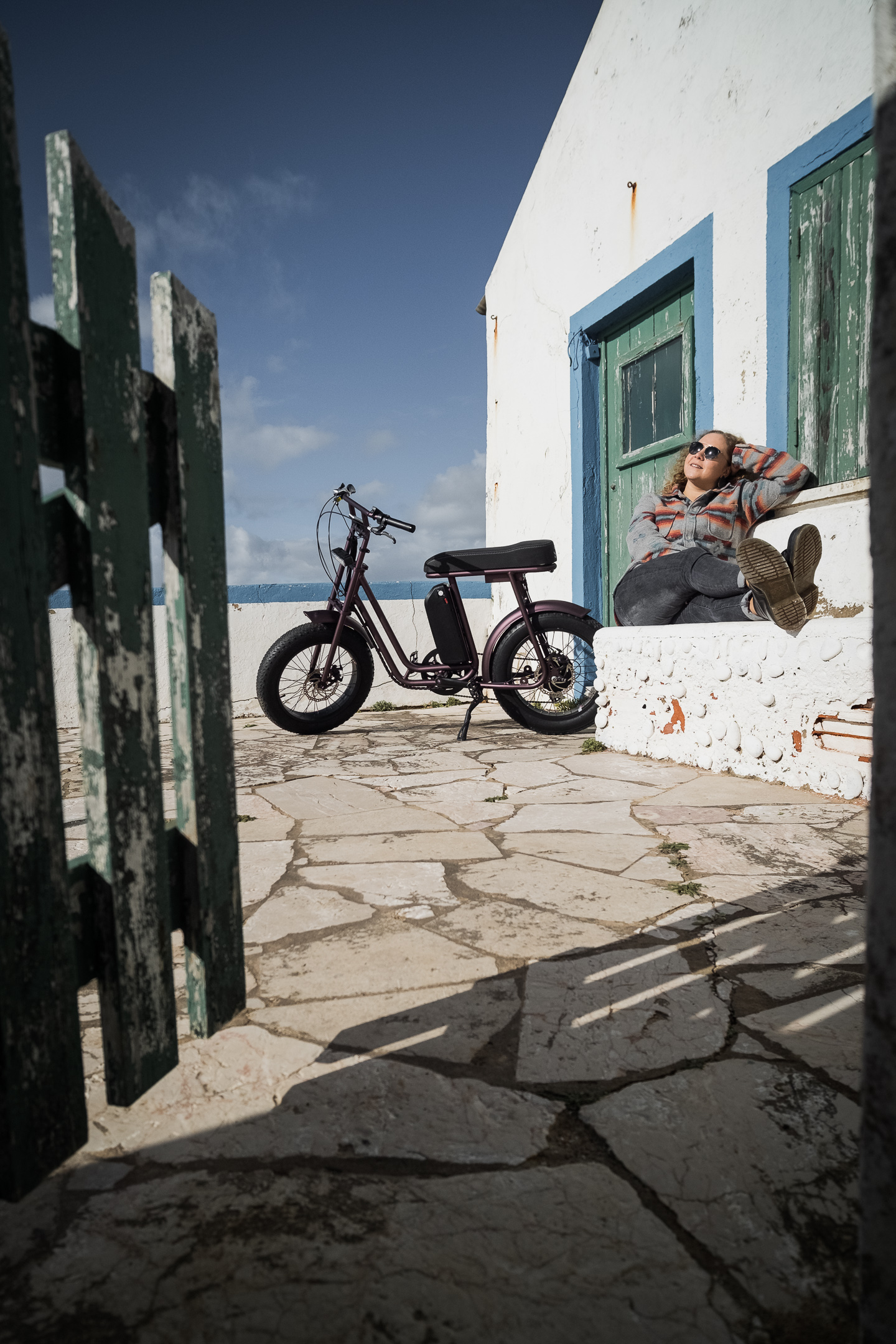 Remote workers on fat tyre ebikes